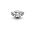 Asscher 2ct Centre Setting with Hidden Halo