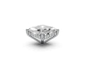 Asscher 5ct Centre Setting with Hidden Halo