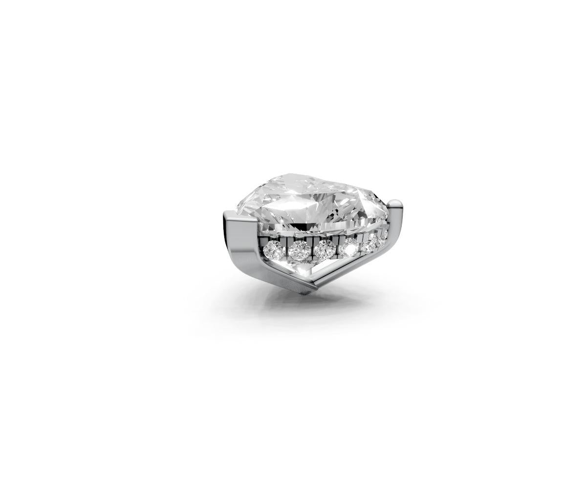 Heart 2ct Centre Setting with Hidden Halo