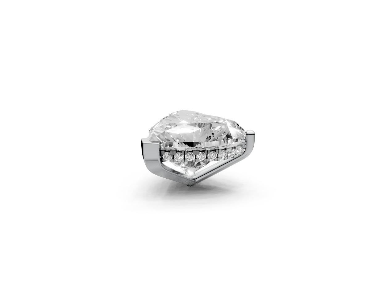 Heart 7ct Centre Setting with Hidden Halo