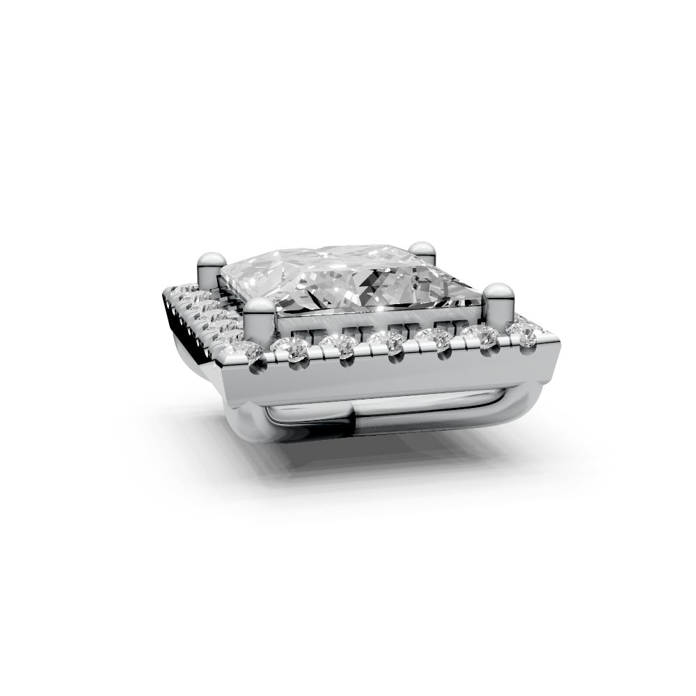 Princess 1ct Centre Setting with Halo