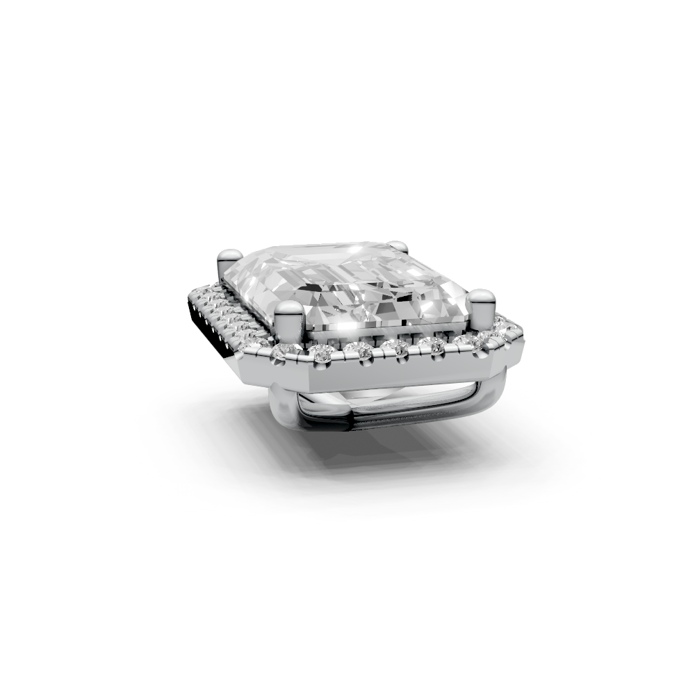 Emerald 5ct Centre Setting with Halo