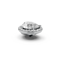 Pear 2ct Centre Setting with Halo