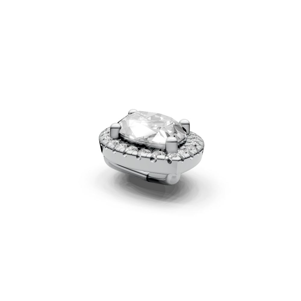 Marquise 1ct Centre Setting with Halo