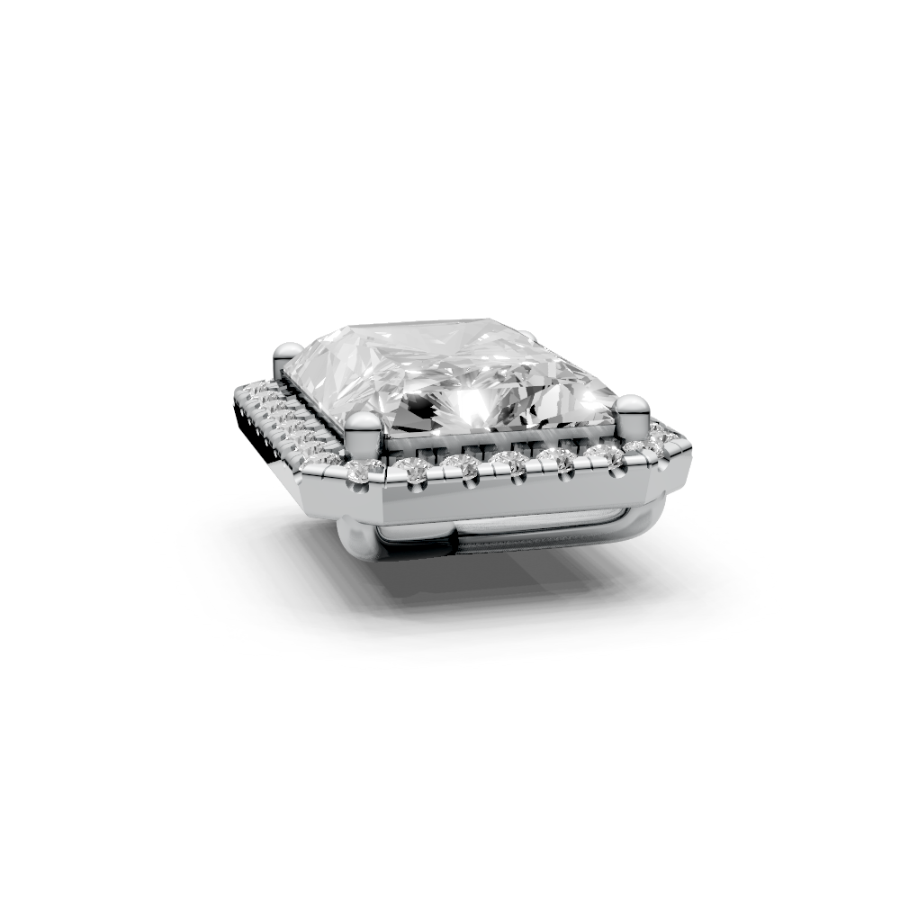 Radiant 3ct Centre Setting with Halo