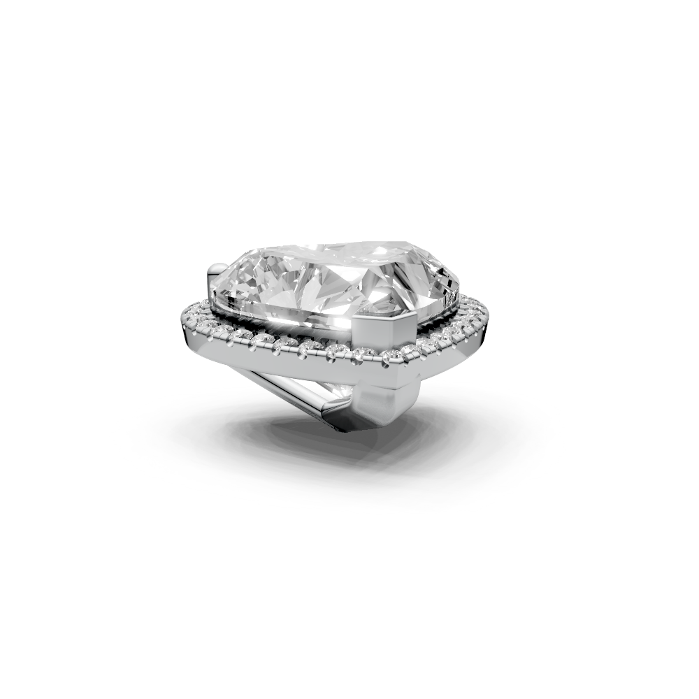 Heart 7ct Centre Setting with Halo