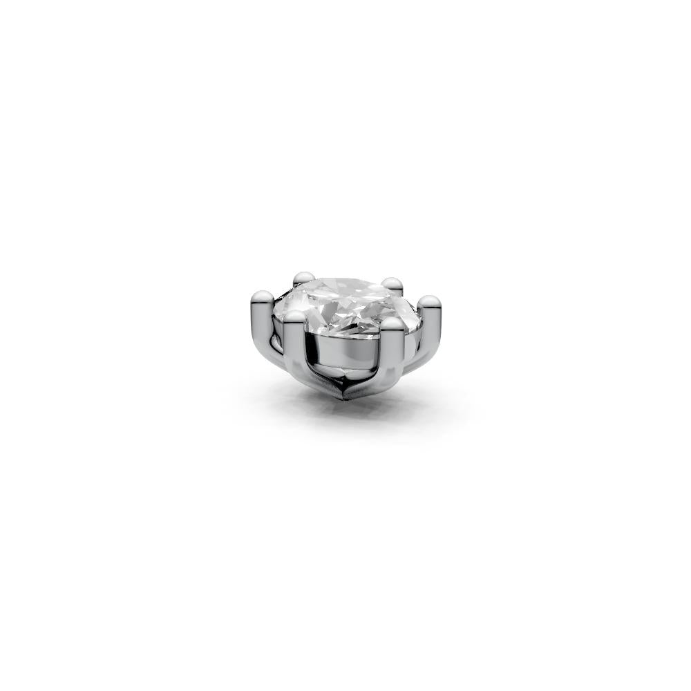 Oval 1ct Centre Setting