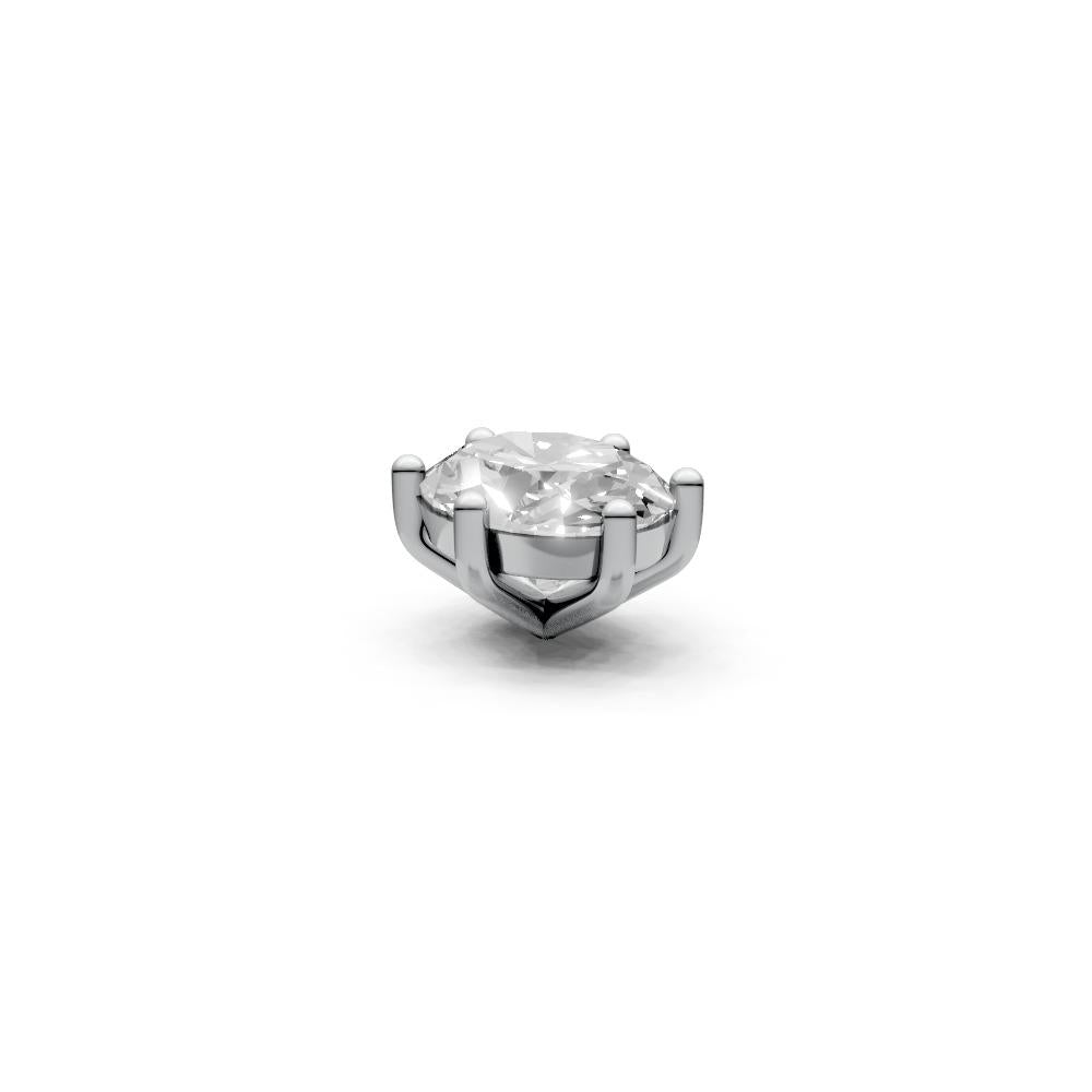 Oval 2ct Centre Setting