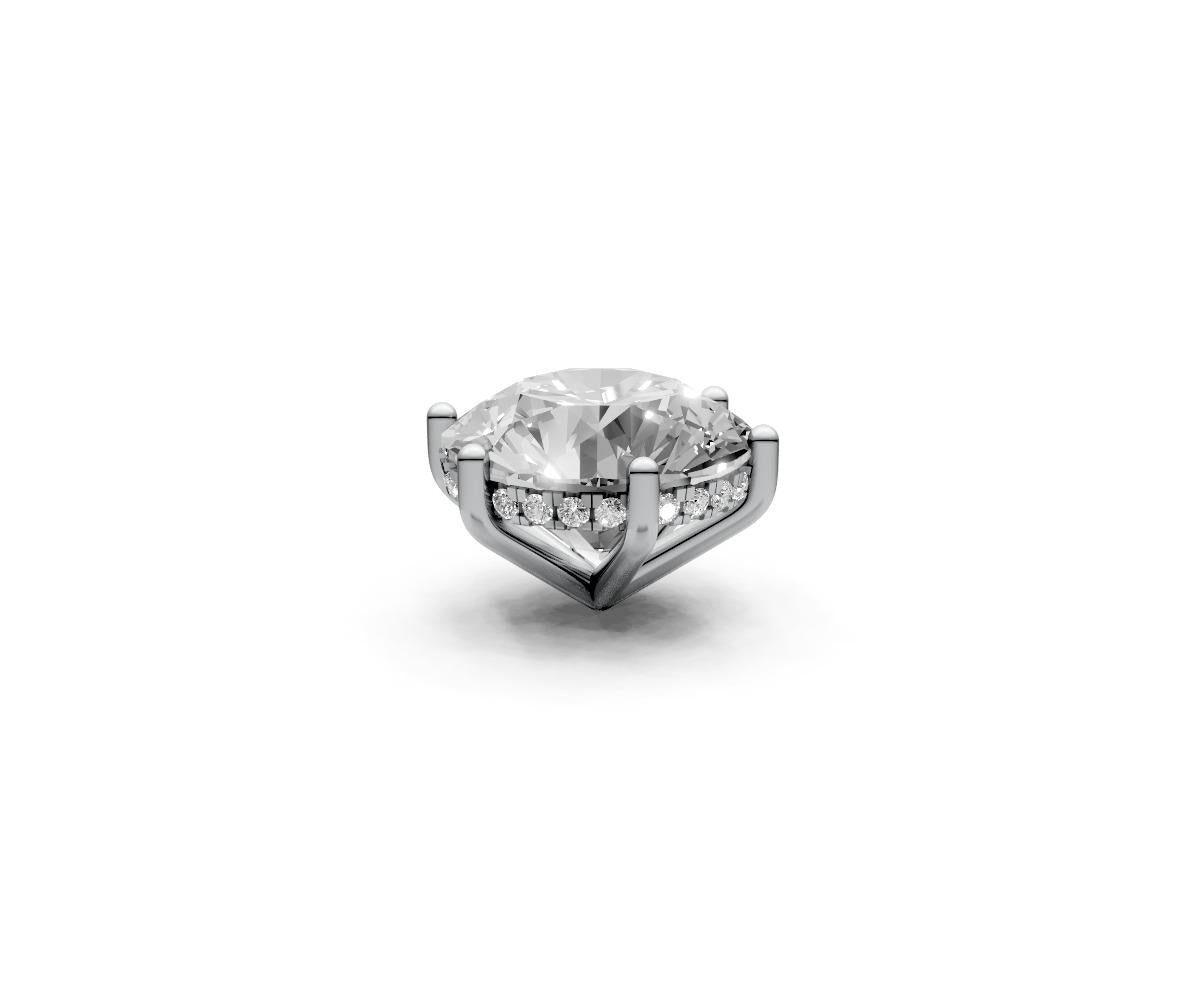 Round 7ct Centre Setting with Hidden Halo