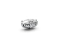 Oval 3ct Centre Setting with Hidden Halo