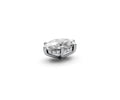 Oval 4ct Centre Setting with Hidden Halo