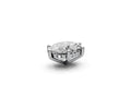 Oval 5ct Centre Setting with Hidden Halo