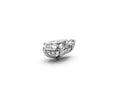 Pear 4ct Centre Setting with Hidden Halo