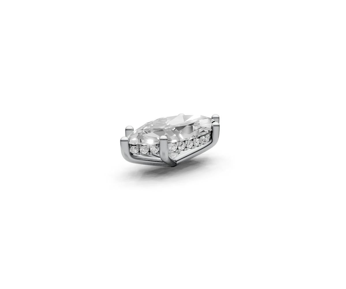Marquise 5ct Centre Setting with Hidden Halo