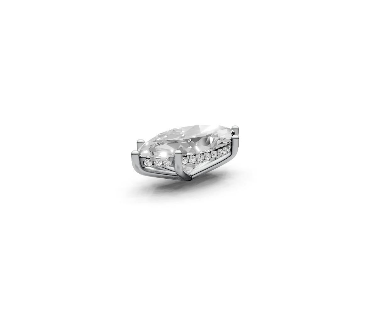Marquise 7ct Centre Setting with Hidden Halo