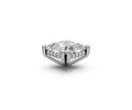 Princess 3ct Centre Setting with Hidden Halo