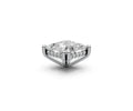 Princess 4ct Centre Setting with Hidden Halo