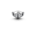 Cushion 1ct Centre Setting with Hidden Halo