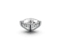 Cushion 4ct Centre Setting with Hidden Halo