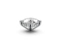 Cushion 5ct Centre Setting with Hidden Halo