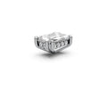 Emerald 1ct Centre Setting with Hidden Halo