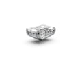 Emerald 7ct Centre Setting with Hidden Halo