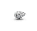 Heart 1ct Centre Setting with Hidden Halo