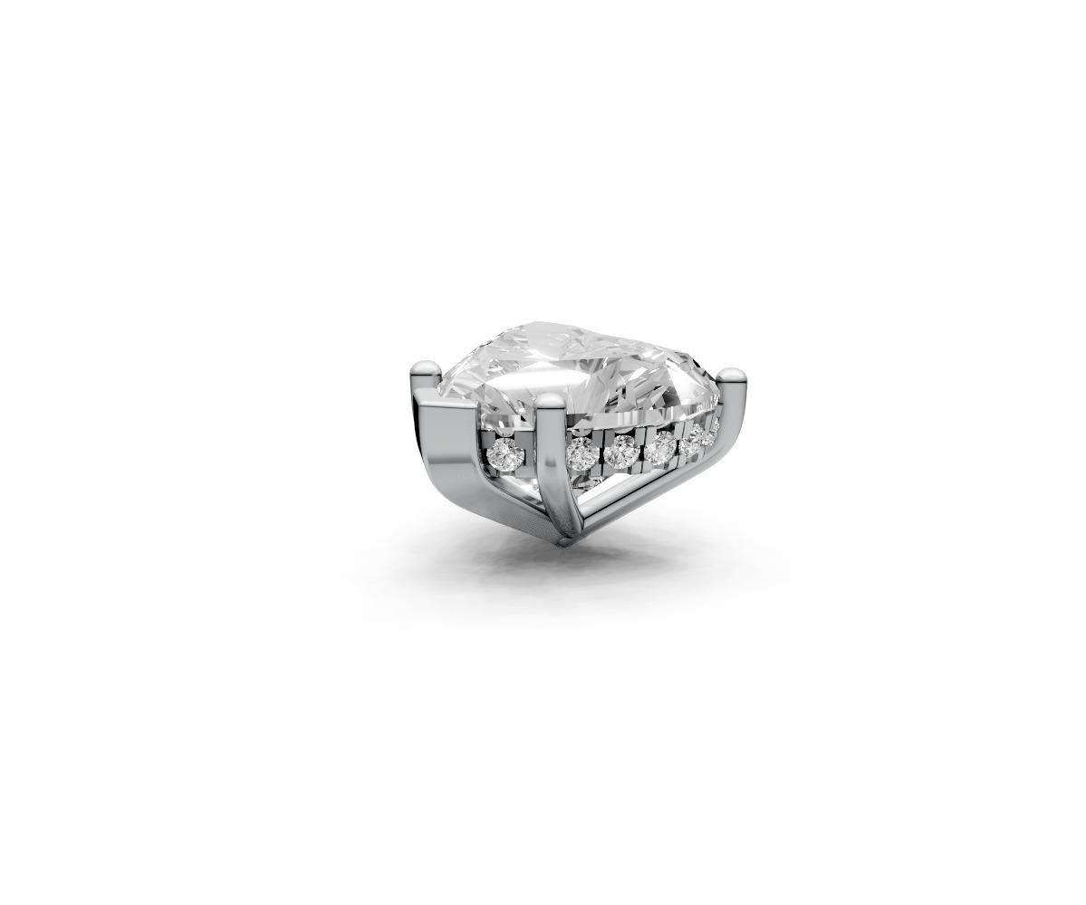 Heart 2ct Centre Setting with Hidden Halo