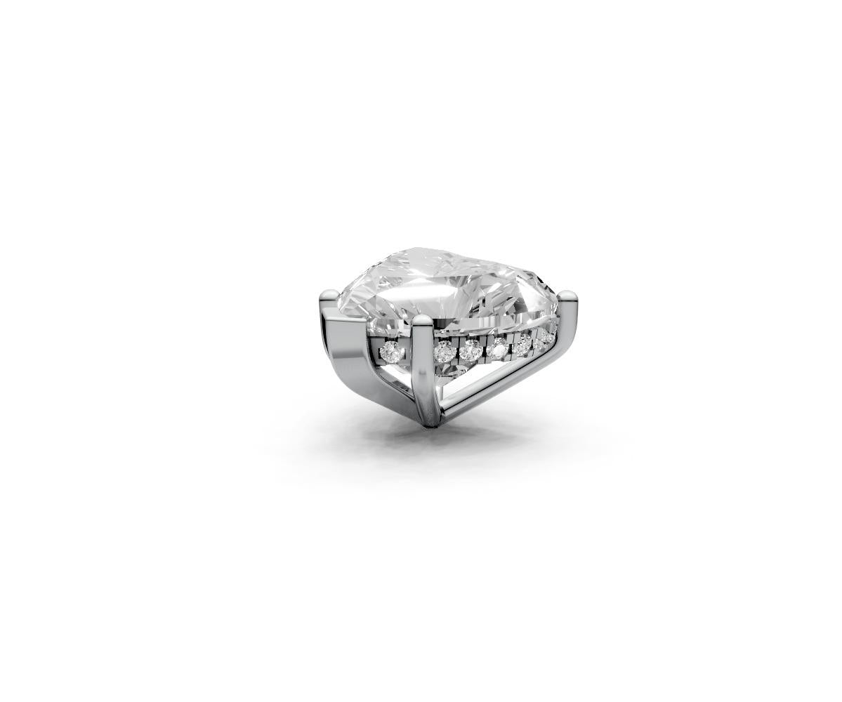 Heart 4ct Centre Setting with Hidden Halo