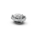 Oval 3ct Centre Setting with Halo