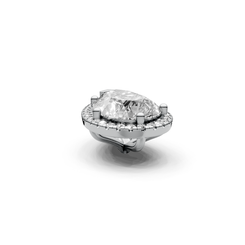 Pear 4ct Centre Setting with Halo