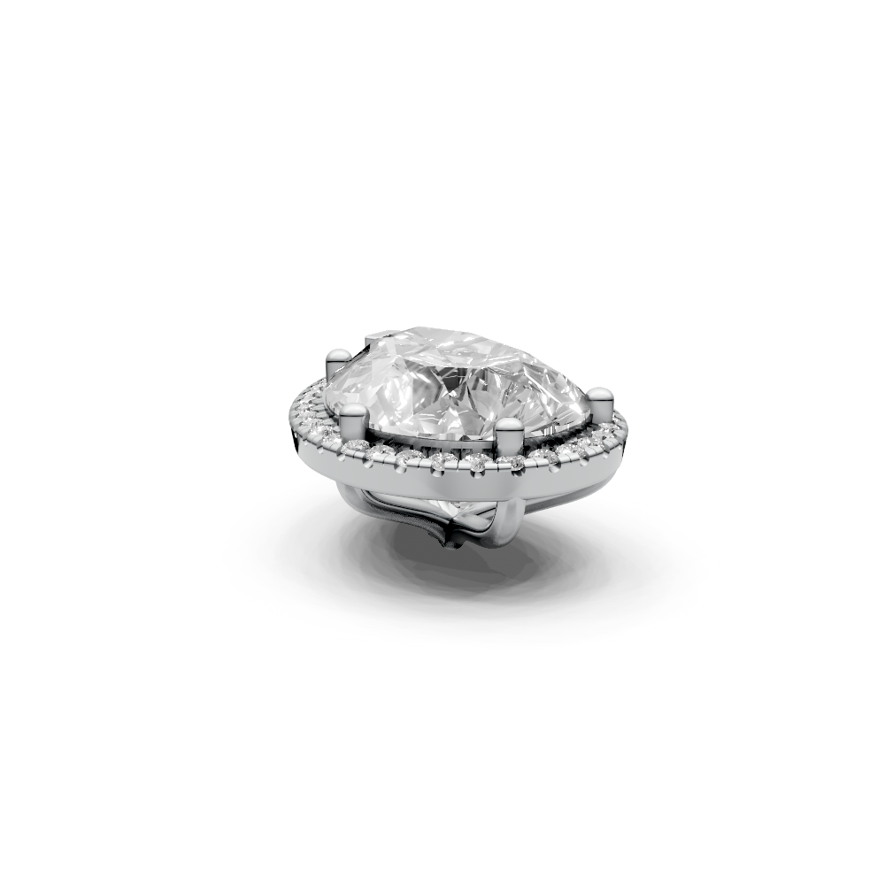 Pear 7ct Centre Setting with Halo