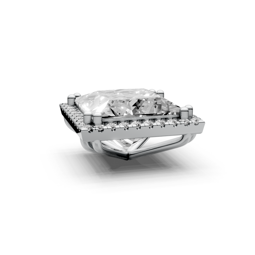Princess 7ct Centre Setting with Halo