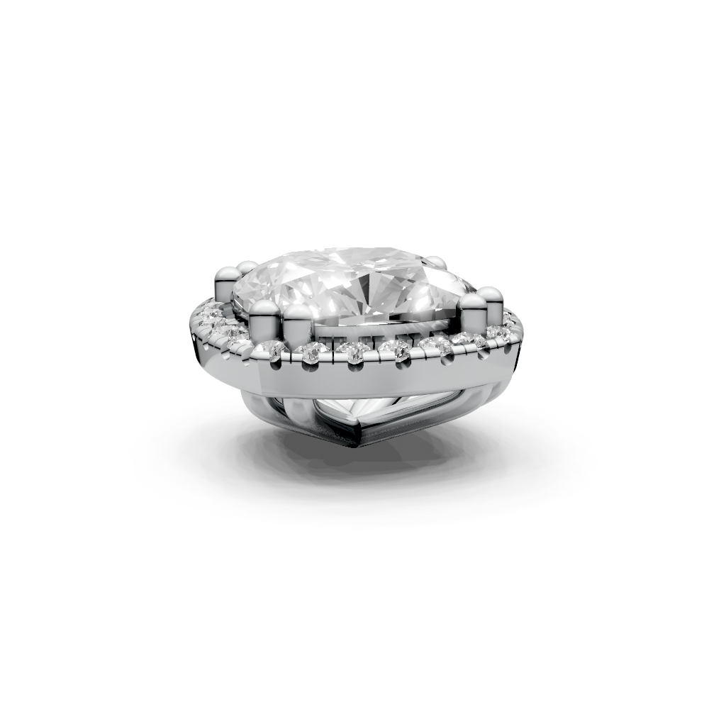 Cushion 2ct Centre Setting with Halo