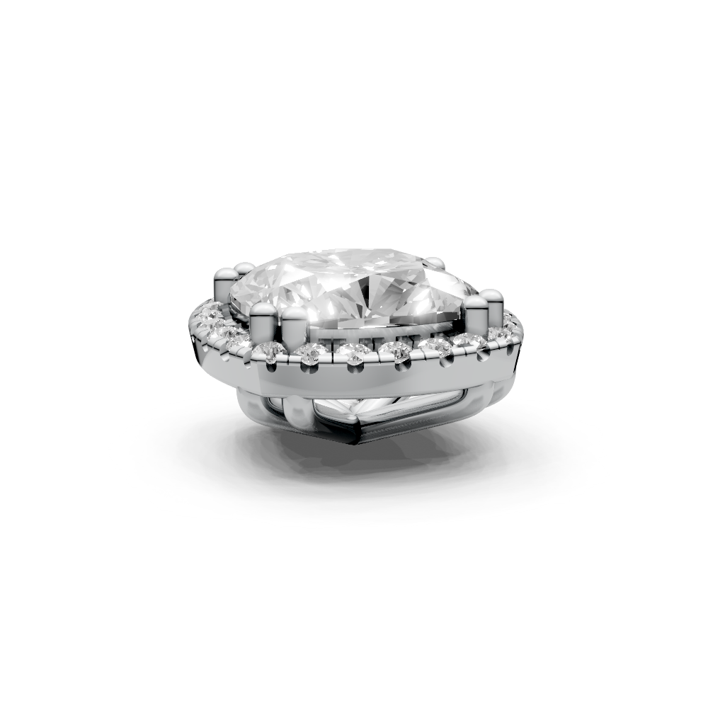 Cushion 3ct Centre Setting with Halo