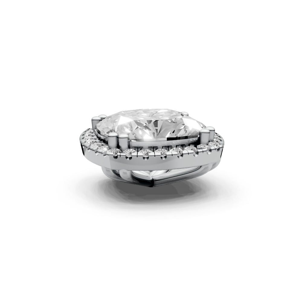 Cushion 4ct Centre Setting with Halo