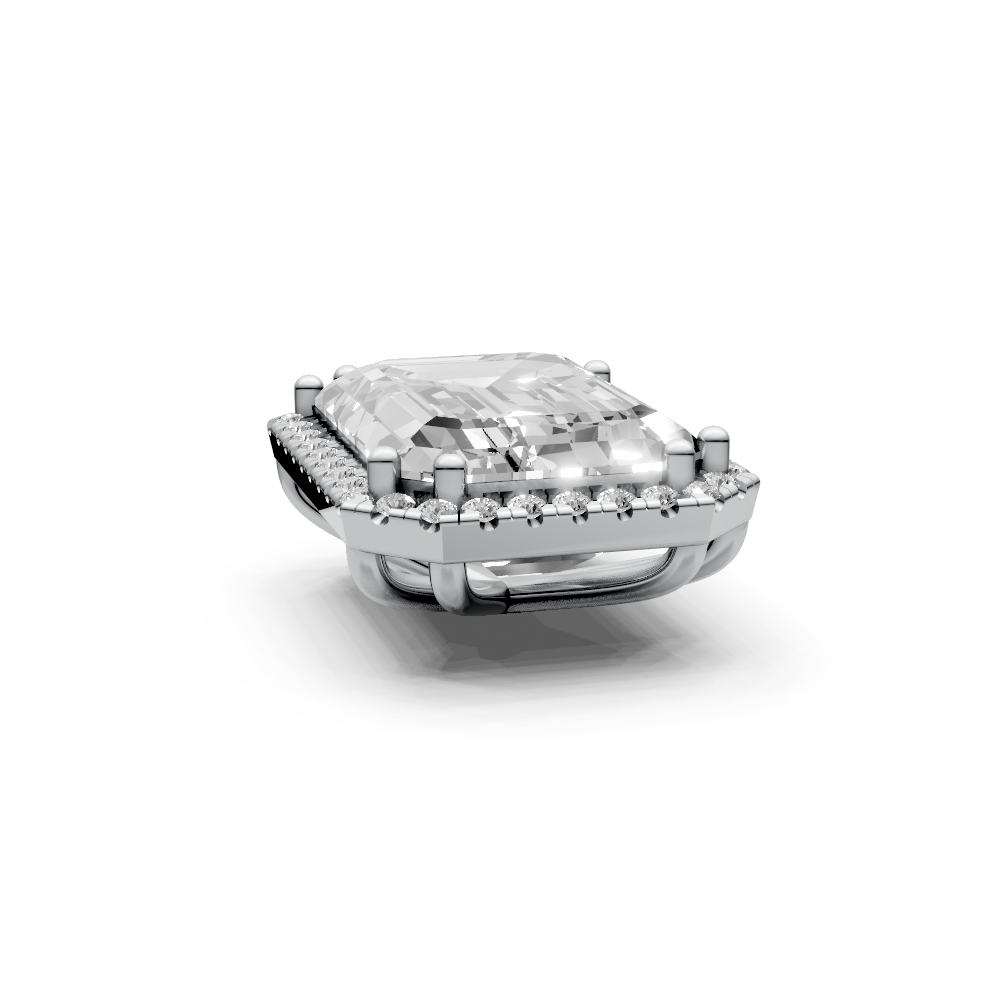 Emerald 7ct Centre Setting with Halo