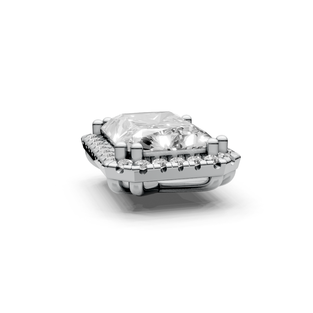 Radiant 2ct Centre Setting with Halo