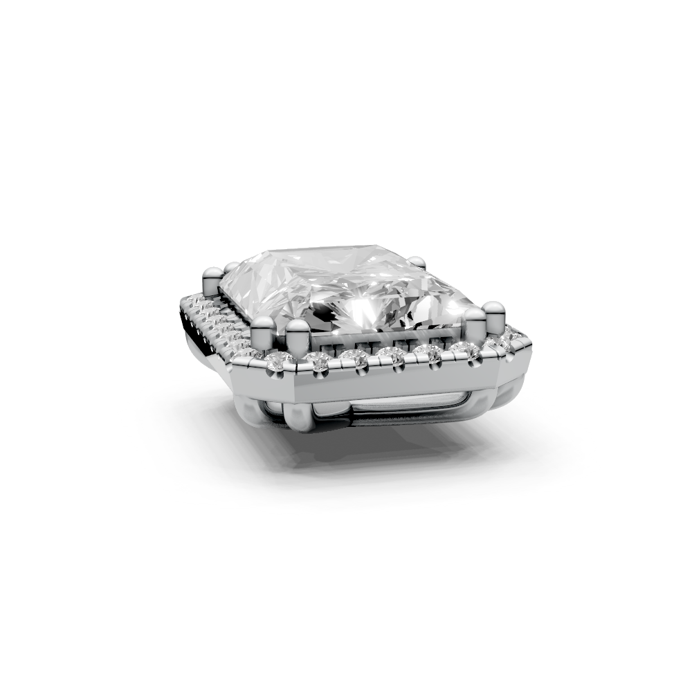 Radiant 3ct Centre Setting with Halo