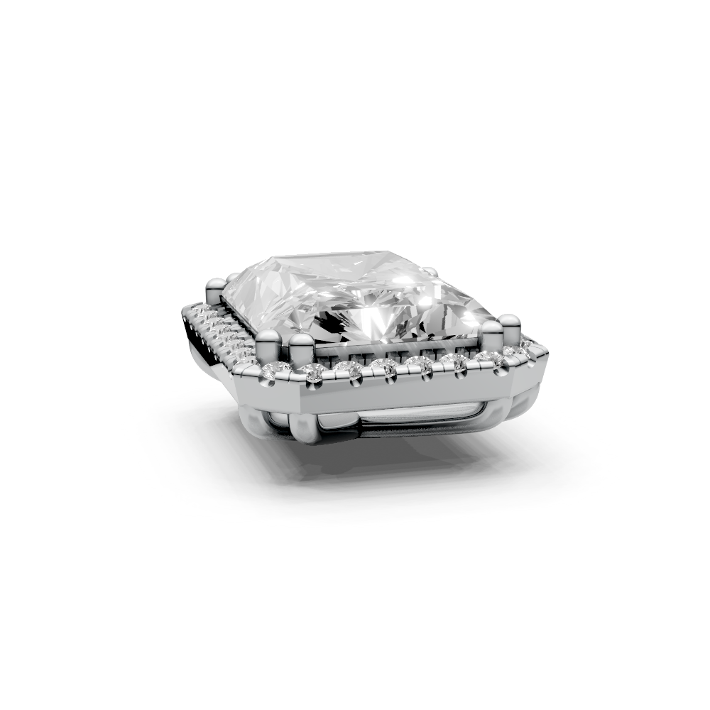Radiant 4ct Centre Setting with Halo