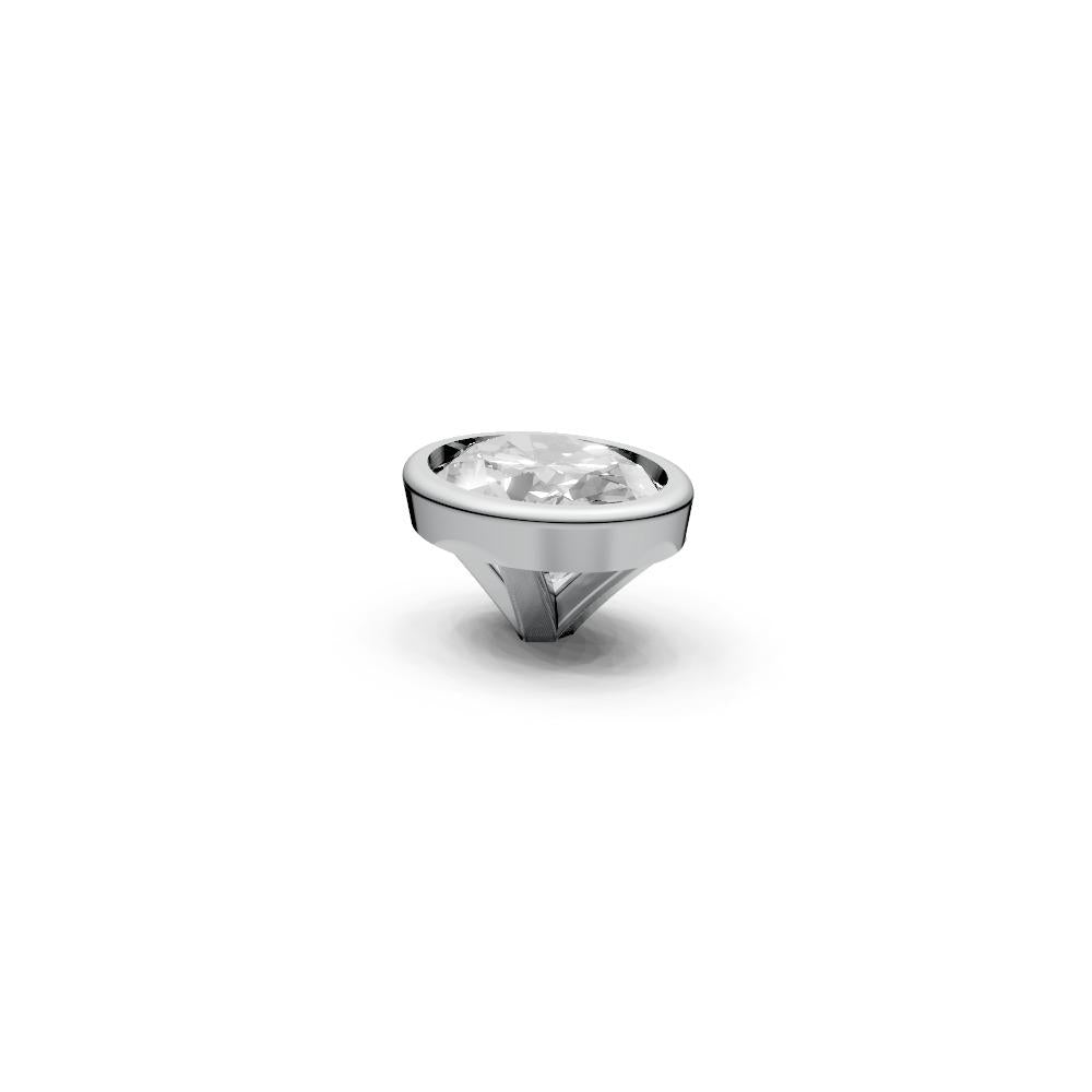 Oval 1ct Centre Setting