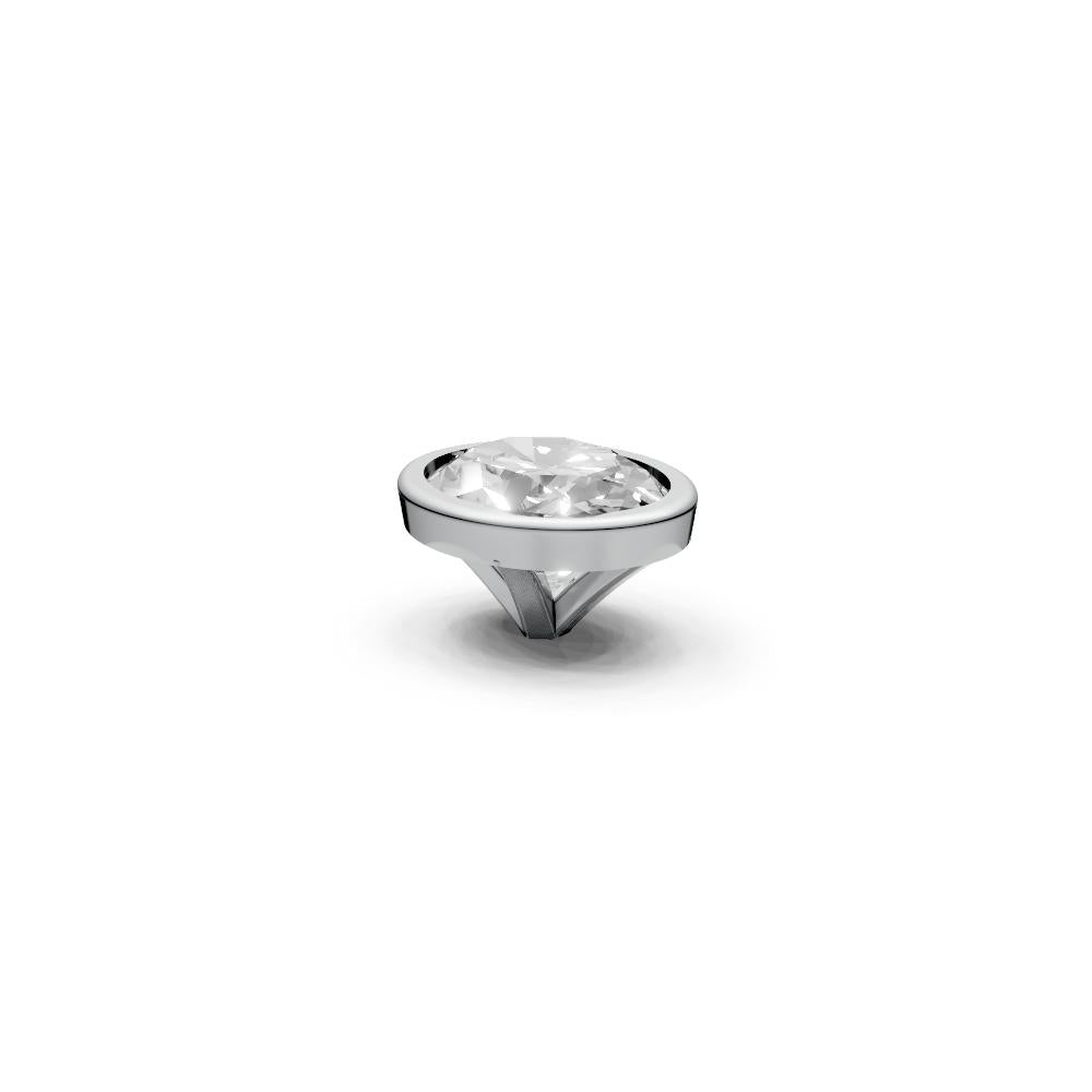 Oval 2ct Centre Setting
