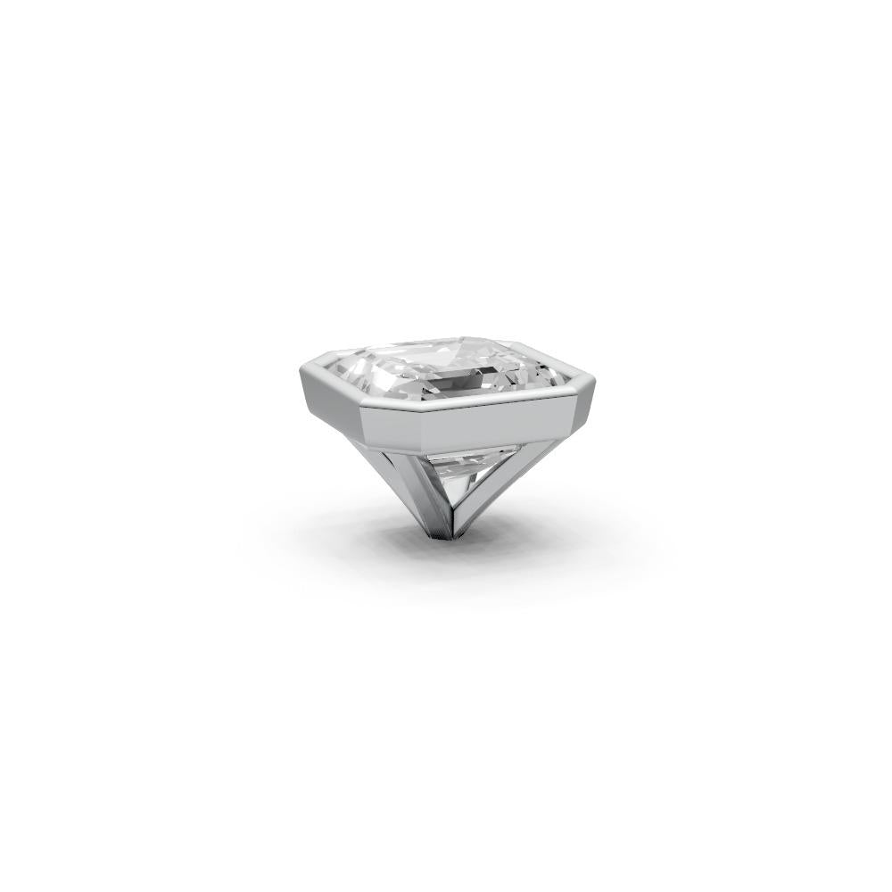 Asscher 3ct Centre Setting