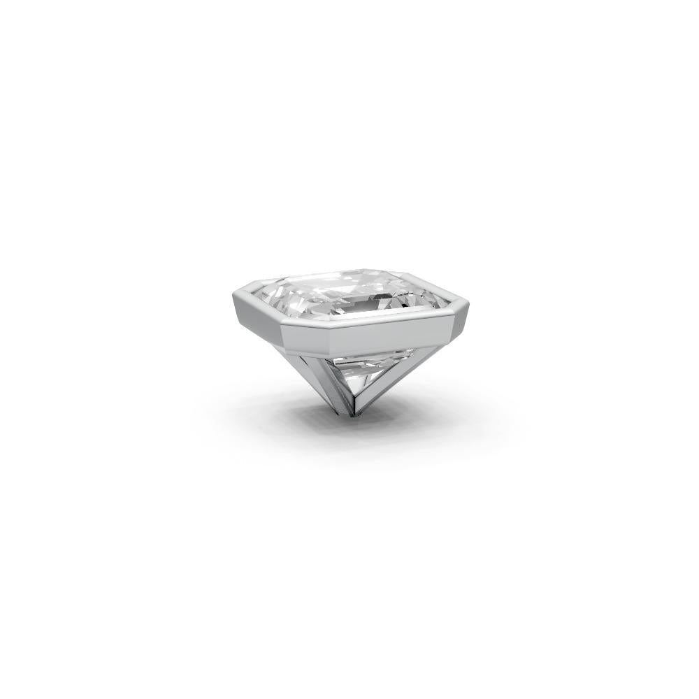 Asscher 4ct Centre Setting