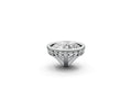 Round 1ct Centre Setting with Hidden Halo