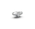 Oval 3ct Centre Setting with Hidden Halo