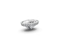 Oval 4ct Centre Setting with Hidden Halo