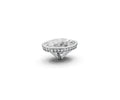 Oval 7ct Centre Setting with Hidden Halo