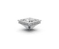 Princess 3ct Centre Setting with Hidden Halo