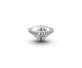 Cushion 7ct Centre Setting with Hidden Halo